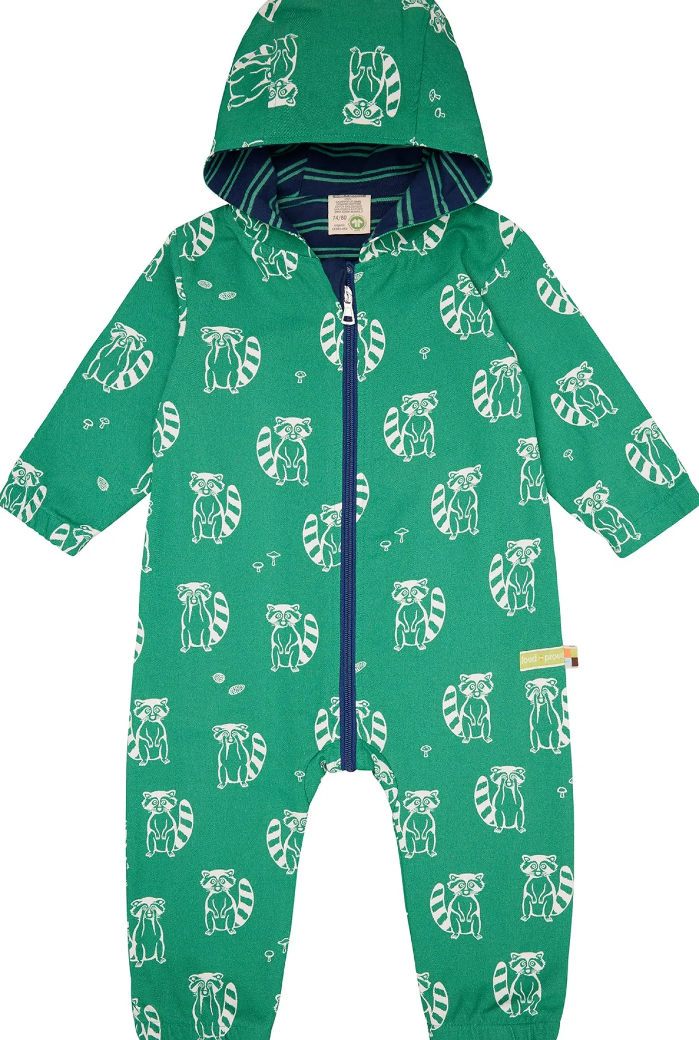 Wasserabweisender Overall mit Druck