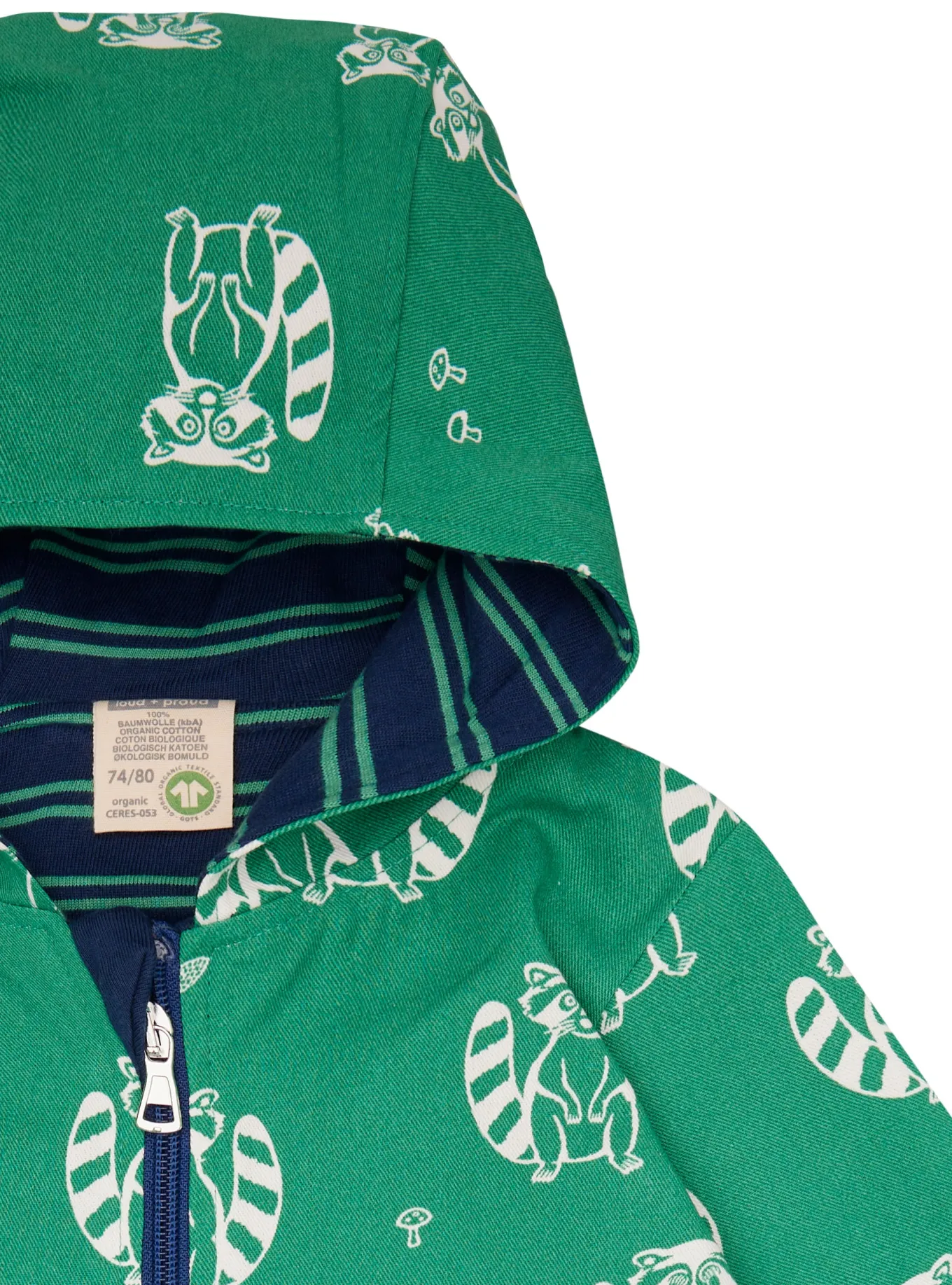 Wasserabweisender Overall mit Druck