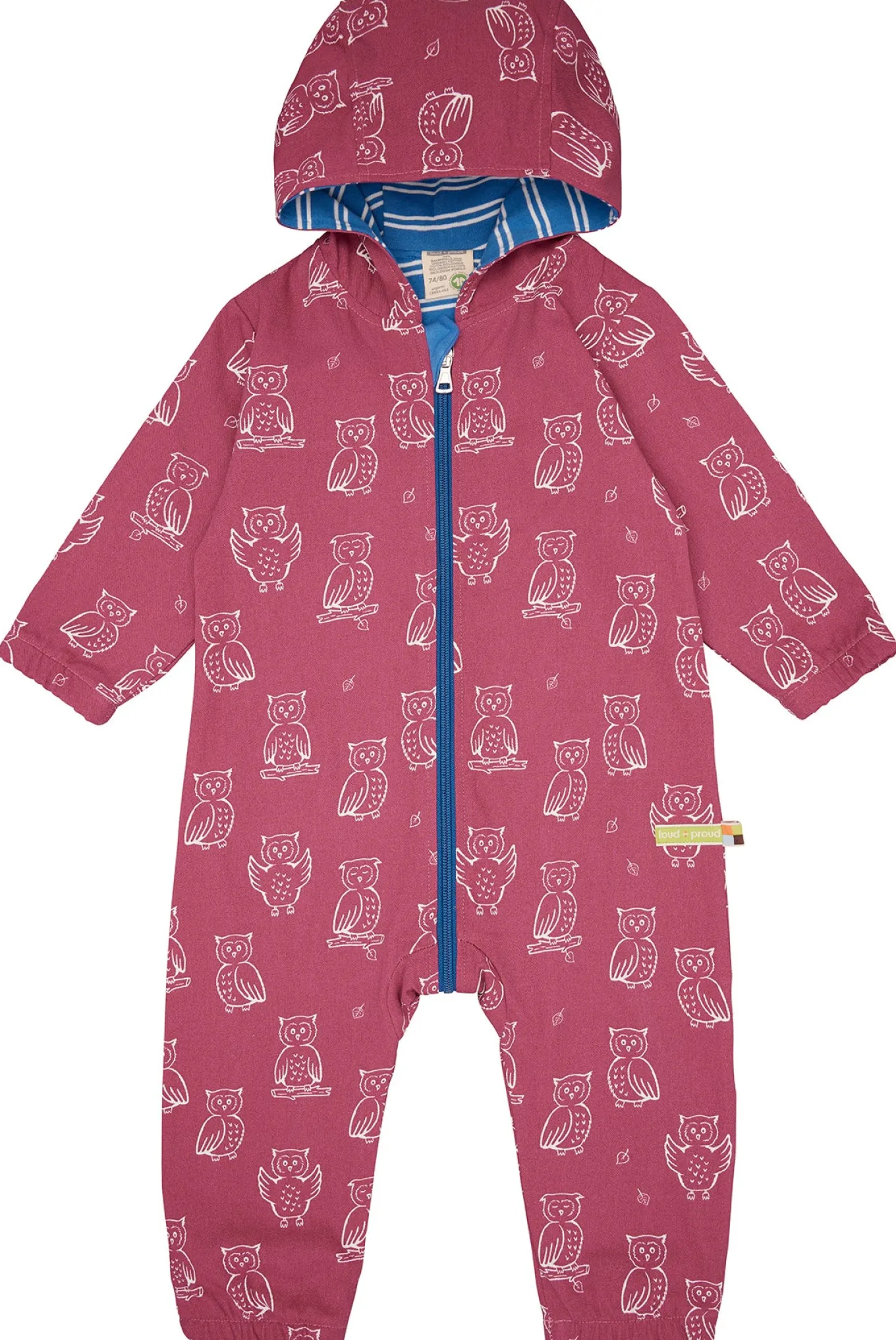 Wasserabweisender Overall mit Druck