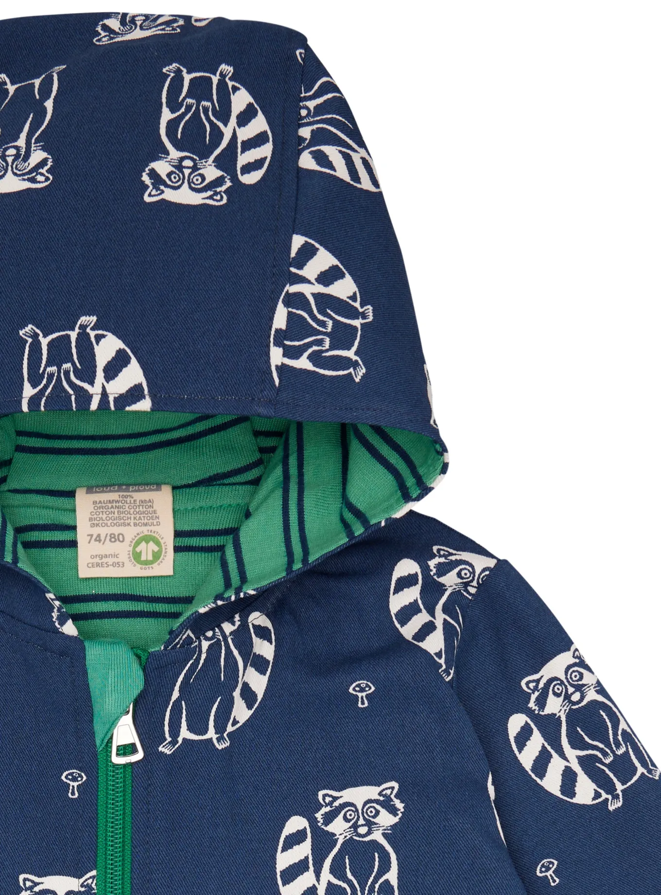 Wasserabweisender Overall mit Druck